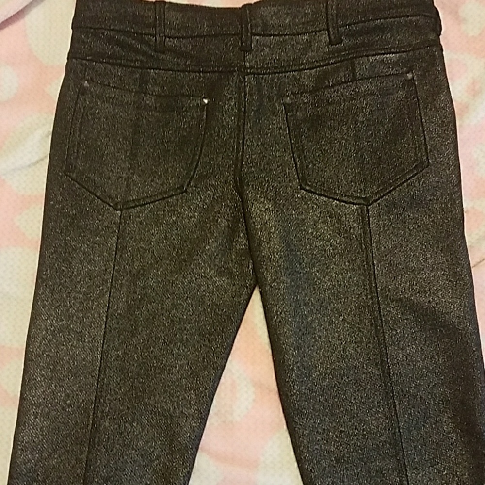 FP NWOT shimmery black skinny’s - Picture 10 of 12